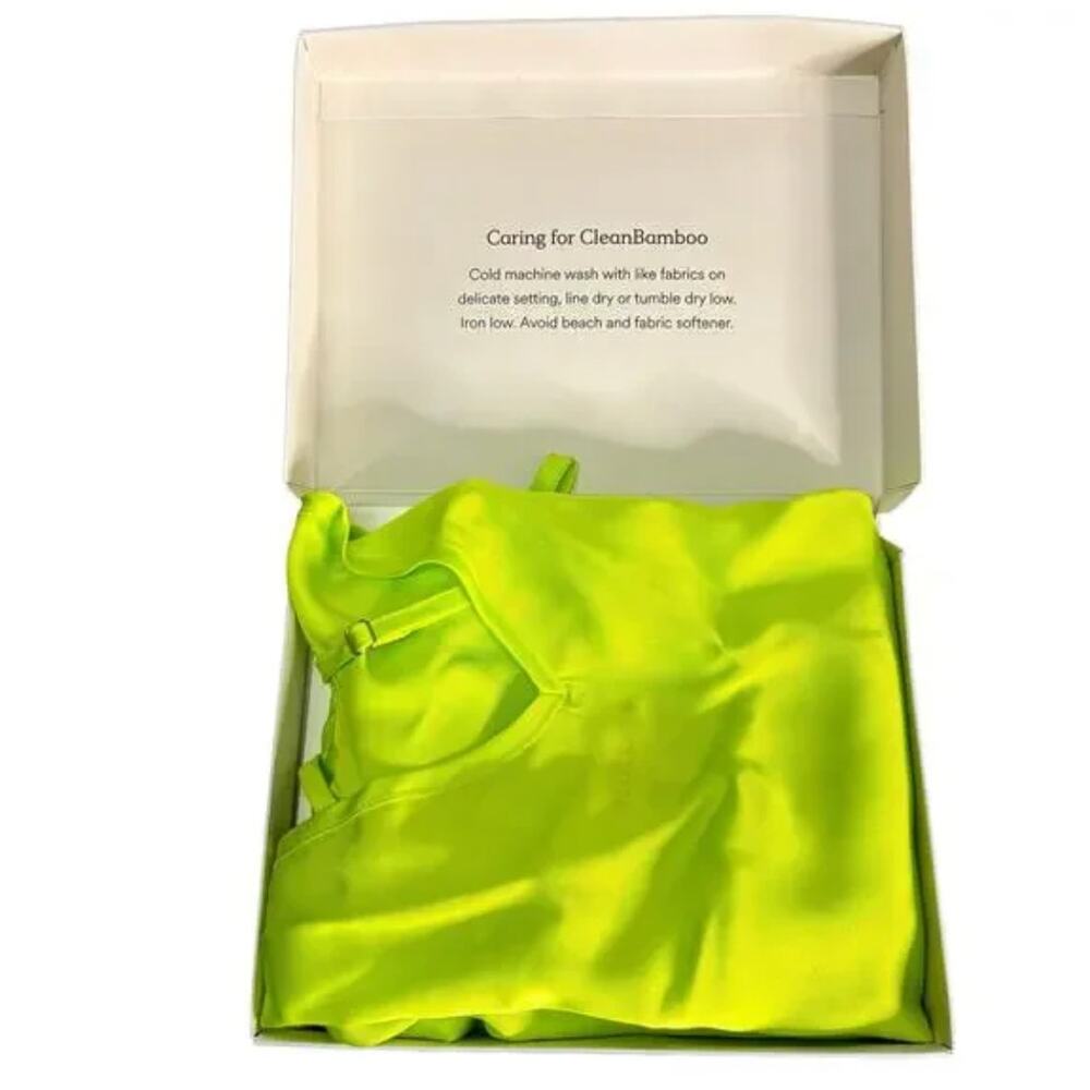 Ettitude Sateen Camisole (Lime) XS - Picture 2 of 4
